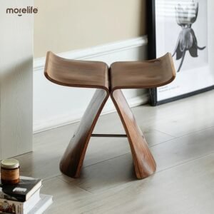 Nordic Danish Creative Design Chair Butterfly Chair Stool Side table Corner table Living Room Stool Shoe changing Art-Stool 1