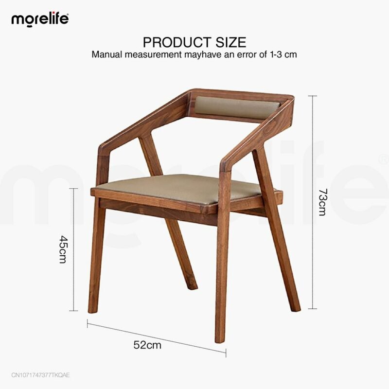 Solid Wood Dining Chair Creative Cafe Bar Catering Milk Tea Shop Single Chair Home Backrest Cushion Chair New 2023 6