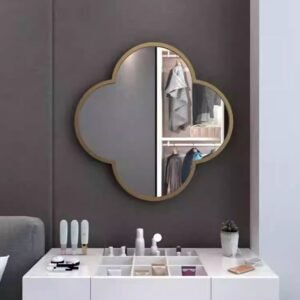 Wall Bathroom Decorative Mirror Makeup Large Bedroom Decorative Mirror Aesthetic Espejo Pared Home Decoration Luxury YY50DC 1