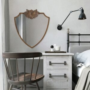 Nordic Vintage Mirror Dressing Large Wall Decor Luxury Bedroom Mirror Living Room Dekoracyjne Lusterko Decoracion Habitacion 1