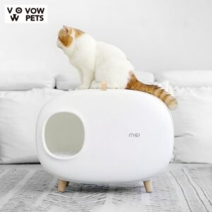 FULL LOVE 2021 New Pet Cat Litter Box Fully Enclosed Cat Poop Tray Cat Toilet Pet Supplies Hot Sale 1