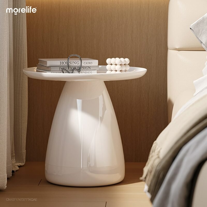 Nordic tea table side table Coffee table bedside table modern living room small round table Home living room sofa side table 3
