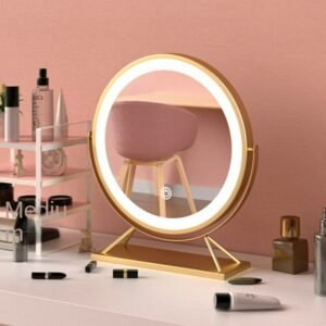 Bedroom Led Decorative Mirror Aesthetic Switch Desk Decorative Mirror Standing Vanity Spiegel Decoration Living Room YY50DC 1