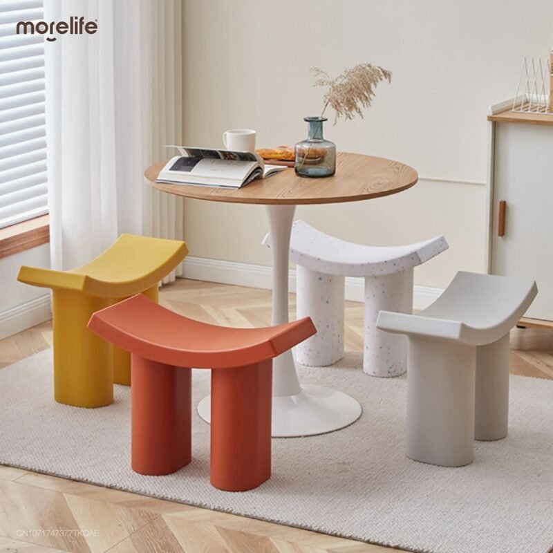 Nordic Footstool Creative Small Flying Elephant Stool Household Special-shaped Low Stool Modern and Simple Shoe Changing Stool 3