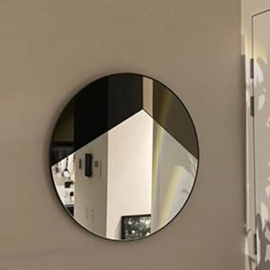 Nordic Decorative Wall Mirrors Makeup Bedroom Round Self-adhesive Mirrors Length Lens Irregular Deco Salon Nursery Room Decor 1