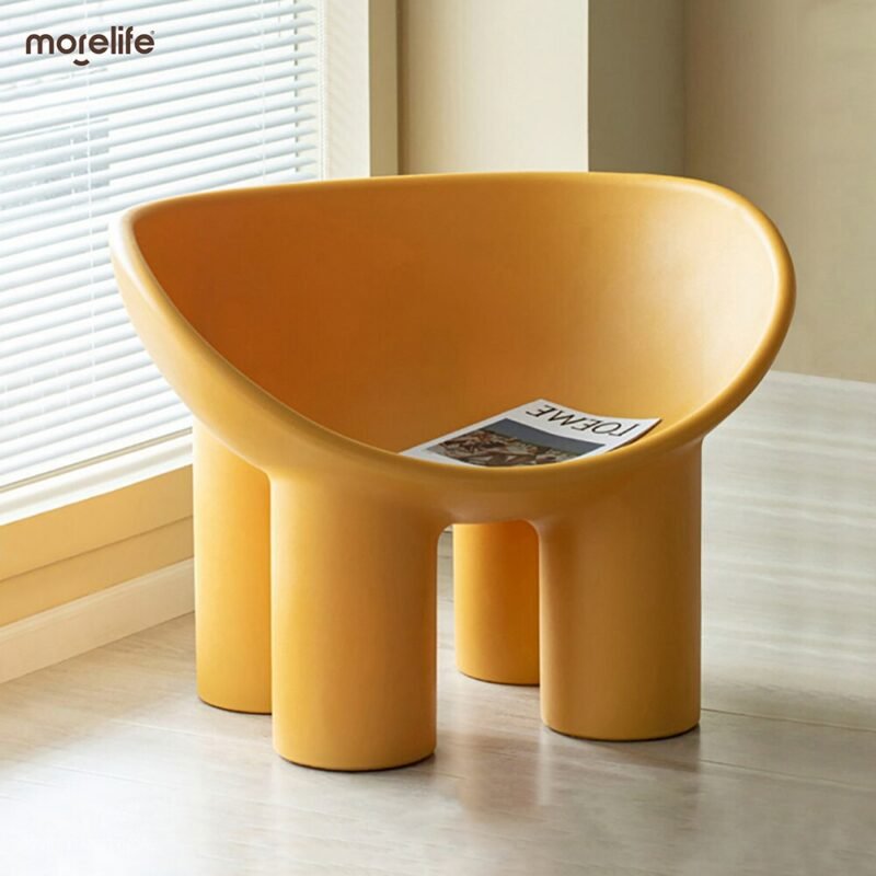Nordic Designer Elephant Leg Chair Internet-Popular Homestay Single-Seat Sofa Chair Creative Comfort Outdoor Recliner Morelife 4