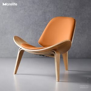 Nordic Denmark Design chair Smiling Shell Chair Simple sofa Lounge chair Armchair Living Room Furniture Chair 1