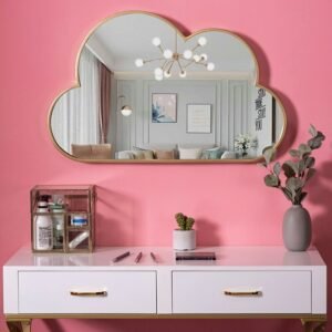 Decorative Wall Mirrors Luxury Living Room Wall Decoration Free Shipping Cosmetic Mirror Spiegel Kawaii Room Decor Aesthetic 1