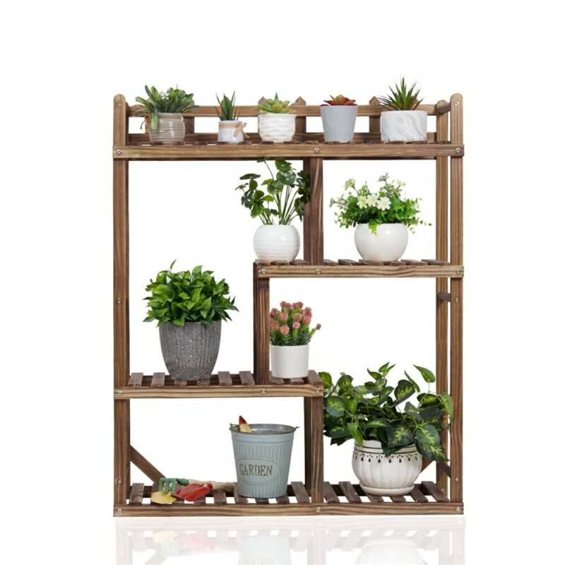 Multi Tier Plant Stand Shelf Garden Patio Flowers Bonsai Display Storage Rack 4