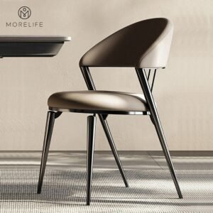 Nordic luxury dining chairs gold dining chairs backrest chairs living rooms restaurants furniture 1