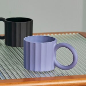 1pc Glass Coffee Mug Beverage Juicer Coffee Water Mug Cup Solid Color Coffee Cups Tea Cup Cups and Mugs 1