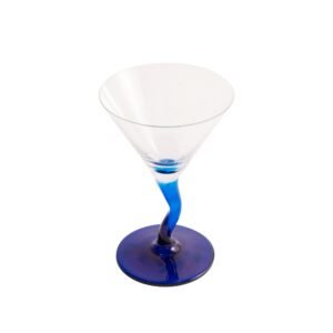 Twist Goblet Handmade Glass Cocktail Glass Set Creative Party Barware Drinkware Tall Wine Glass Bar Supplier 1