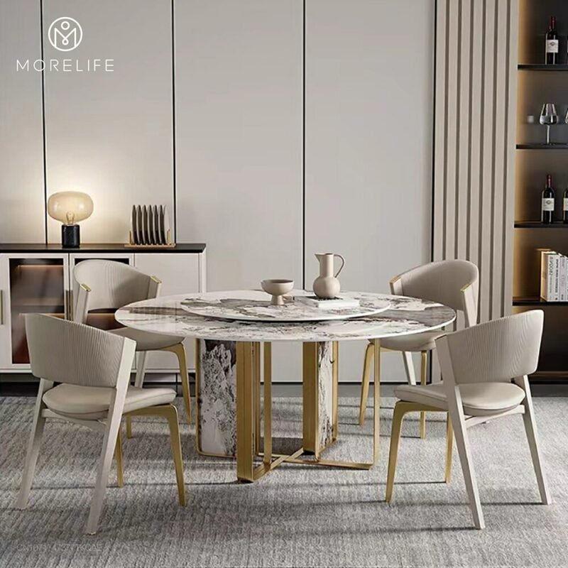 Designer Metal Dining Chair Modern Backrest Dining Chair Restaurant Kitchen Furniture 3