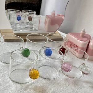 6pcs Pack Small Cups Set Espresso Cups Coffee Cup Tea Cup Set Heat Resistant Glass Cups Cup Coffee Tea Cups Mugs Coffee Cups 1