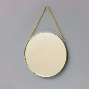 Golden Shower Vanity Bathroom Mirror Cosmetic Round Decorative Wall Mirrors Table Home Design Exsuryse Espejo Hairdresser Mirror 1