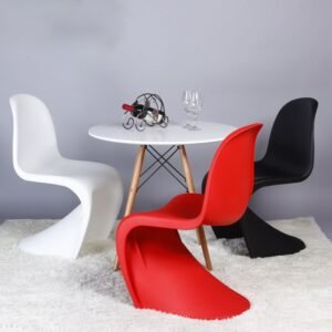 Fashion S-Type Reception Negotiation Coffee Adult Backrest Creative Beauty Living Room Dining Chair 1