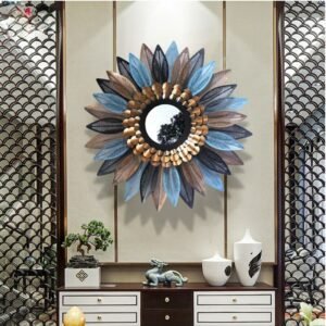 Decorative Wall Mirrors Home Decoration Accessories Makeup Mirror Adhesive Decorative Mirrors Espejo Baby Room House Decoration 1