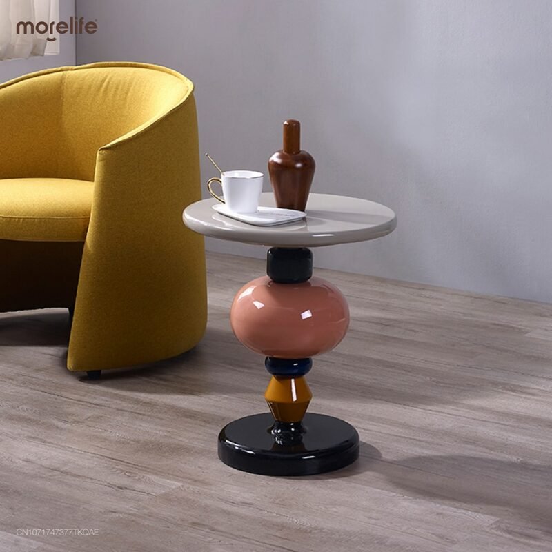 Nordic Creative Side Table Modern Minimalist Sofa Movable Corner Designer Net Red Sugar Gourd Small Coffee Furniture New 2