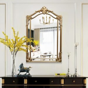 Irregular desk mirror Wall Mirrors Elegant Full Body Vintage Living Room Wall Mirror Elegant House nordicc Elegant Wall Decor 1