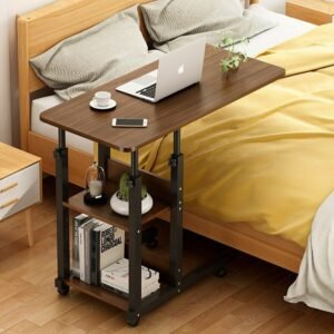Bedside Table Dormitory Simple Bed Lazy Table Household Simple Bedroom Movable Computer Lifting Table Student Table Desk 1