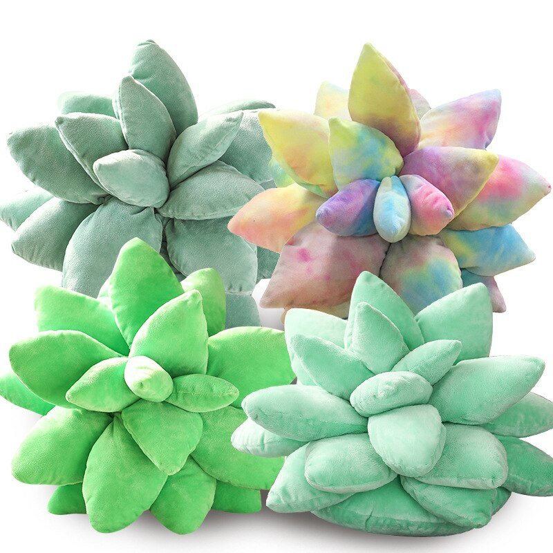 VOW Pets 2021 New Web Celebrity Simulation Plants More Meat Pillow Stuffed Office Chair Cushion On Female Creative Gifts 5