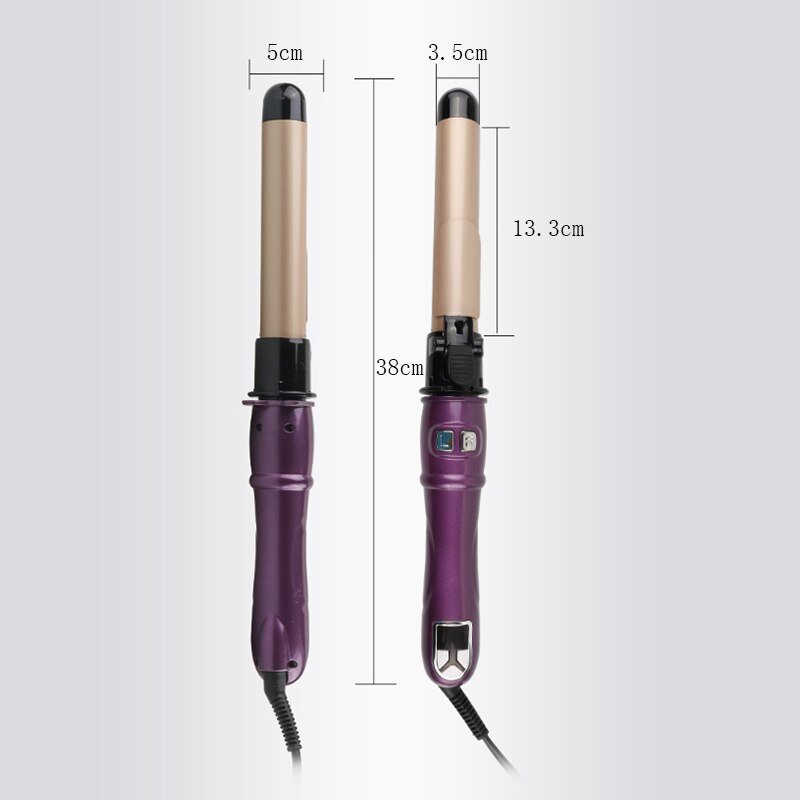 VOW Pets Rotating Electric Curling Iron Automatic Curling Iron Artifact 0 Damage Big Wave Curling Iron Professional Styling Tool 5