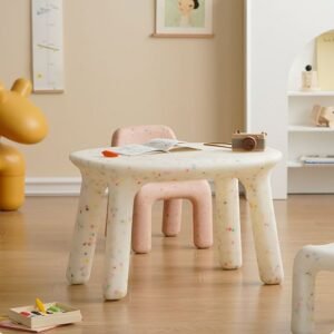 Nordic Children's Study Table Ins Plastic Kindergarten Cute Building Block Table Baby Study Table Bedroom Desk Dropshipping 1