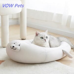 Seals Cat Nest General Summer Seasons Unpick And Wash The Dog Nest House Cat Bed Pet Products In Winter To Keep Warm FULLLOVE 1