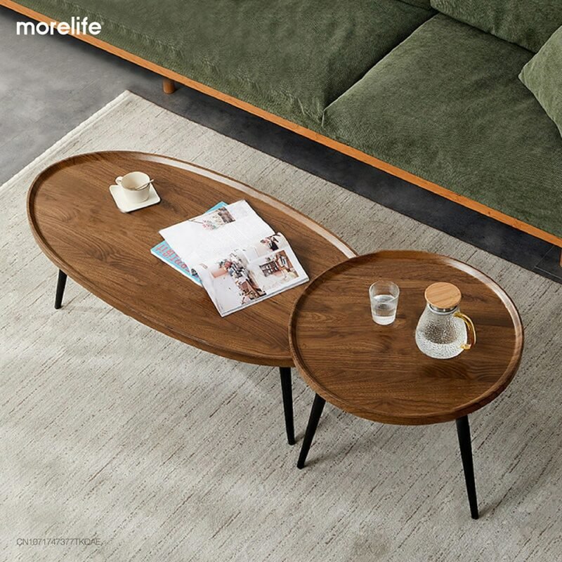 Nordic Side Table Corner Table Modern Household Round Creative Sofa Side Table Light Luxury Combination Minimalist Coffee Table 5