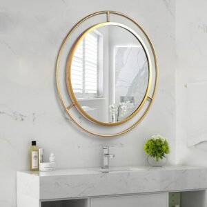 Desk Vanity Round Large Model Makeup Mirror Floor Shower Cosmetic Decorative Wall Mirrors Bathroom Miroir Mural Room Decor 1
