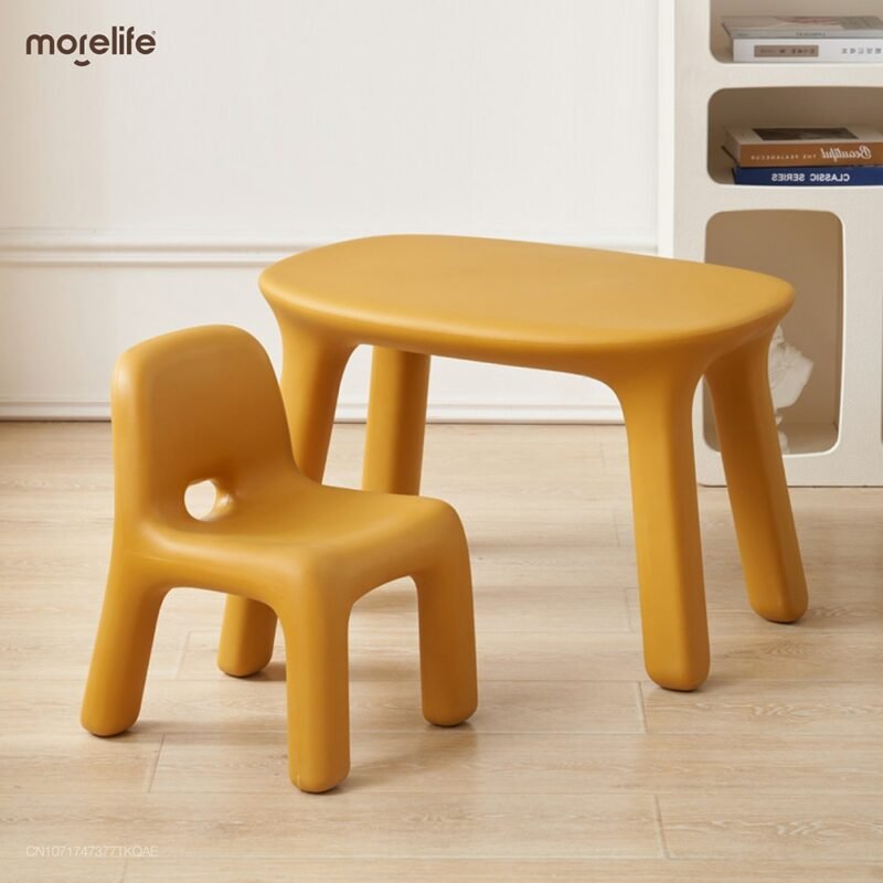Nordic Plastics Stools Small Benches Kindergartens Baby Writing Tables Chairs Small Stools Low Stools Household Back Chairs 4