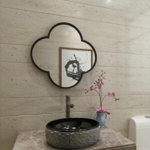 Wall Decorative Mirror Bedroom Shower Large Decorative Mirror Cosmetic Hanging Spiegel Wand Home Decoration Luxury YY50DM 1