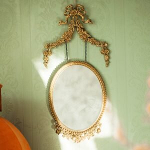 Irregular Lens Decorative Wall Mirrors Bedroom Luxury Small Hanging Makeup Mirror Bathroom Lusterko Decoracion Habitacion 1