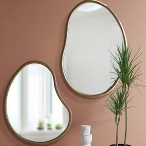 Irregular Cosmetic Full Body Bathroom Wall Mirror Decorative Korean Boho Mirror Room Decor Home Aesthetic Espejos Vanity Mirror 1