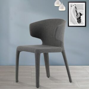 MOMO Nordic Designer Casual Leather Chair Coffee Shop Hotel Furniture Dining Chair Sales Department Club 1