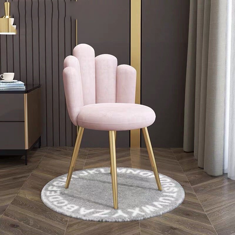 Lounge Office Dining Chairs Design Bedroom Gaming Metal Cafe Luxury Room Dining Chairs Salon Styling Sillas Home Furniture 3