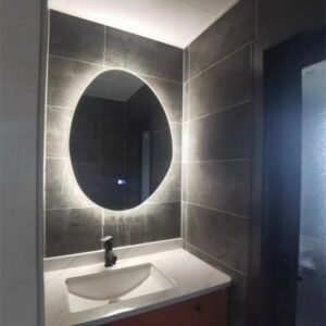 Led Lighted Makeup Mirror Nordic Lamp Wall Bathroom Hanging Mirror Large Dressing Table Mirrors Espejo Room Decor Aesthetic 1
