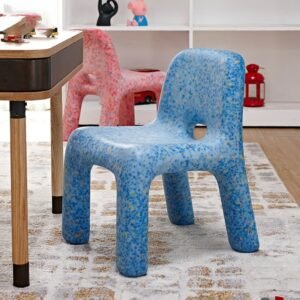 FUL LOVE Nordic Ins  Chair Simple Plastic Back Bench Kindergarten Stool Dropshipping 1
