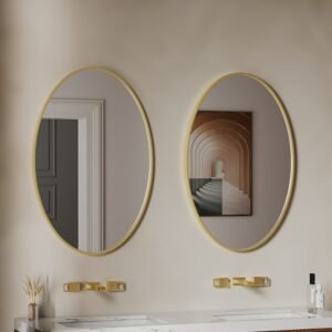 Nordic Decorative Mirror Wall Vanity Glass Cosmetic Large Full Body Mirror Aesthetic Modern Espelho Parede Decoration Bedroom 1