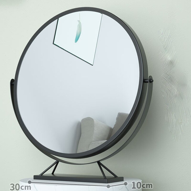 Gold Jewelry Cabinet Mirror Trays Decorative Gift Irregular Shape Touch Switch Mirror Tempered Glass Makeup Espejos Smart Mirror 5
