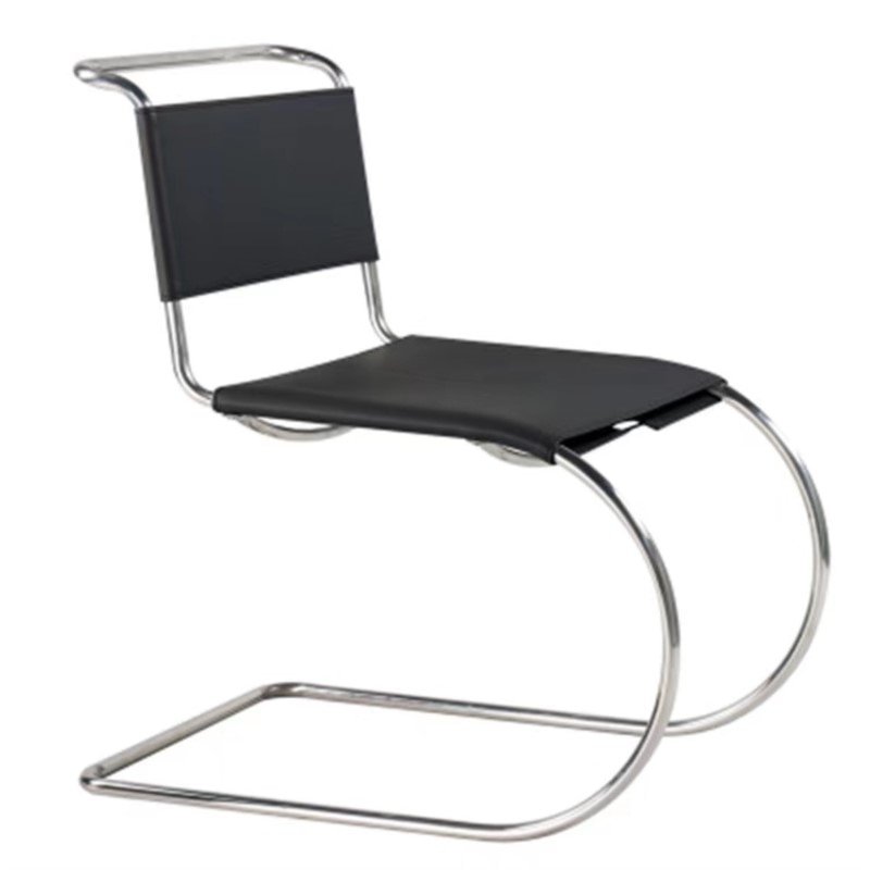 MOMO Bauhaus Mr. Chair Stainless Steel Middle Dining Chair Modern Simple Office Chair Back Chair Minimalist Nordic 5