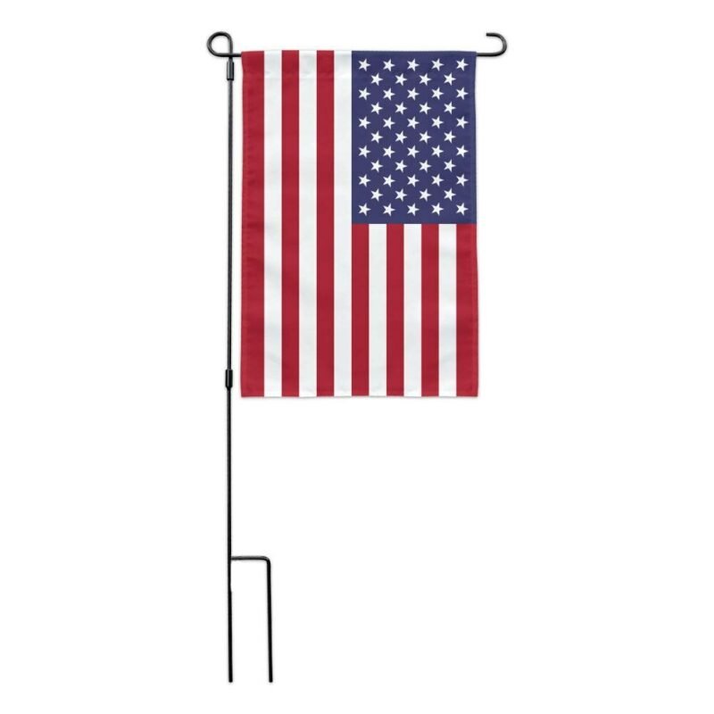 36" Thick Garden Flag Stand Premium Flag Pole Holder Metal Powder-Coated Weather-Proof 2