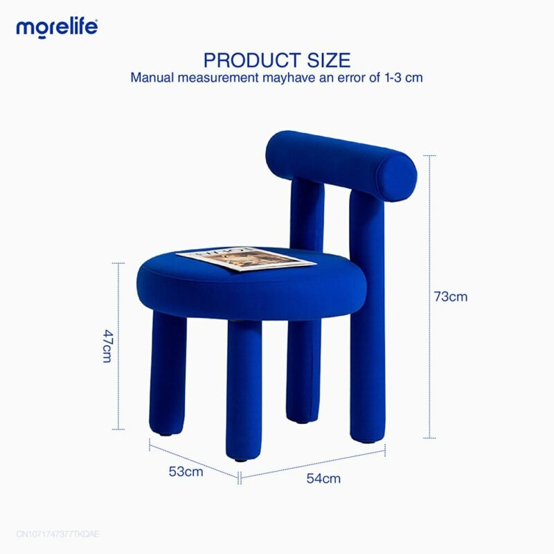 Nordic designer creative dining chair makeup chair coffee chair dressing stool luxury modern furniture hotel leisure chair 6