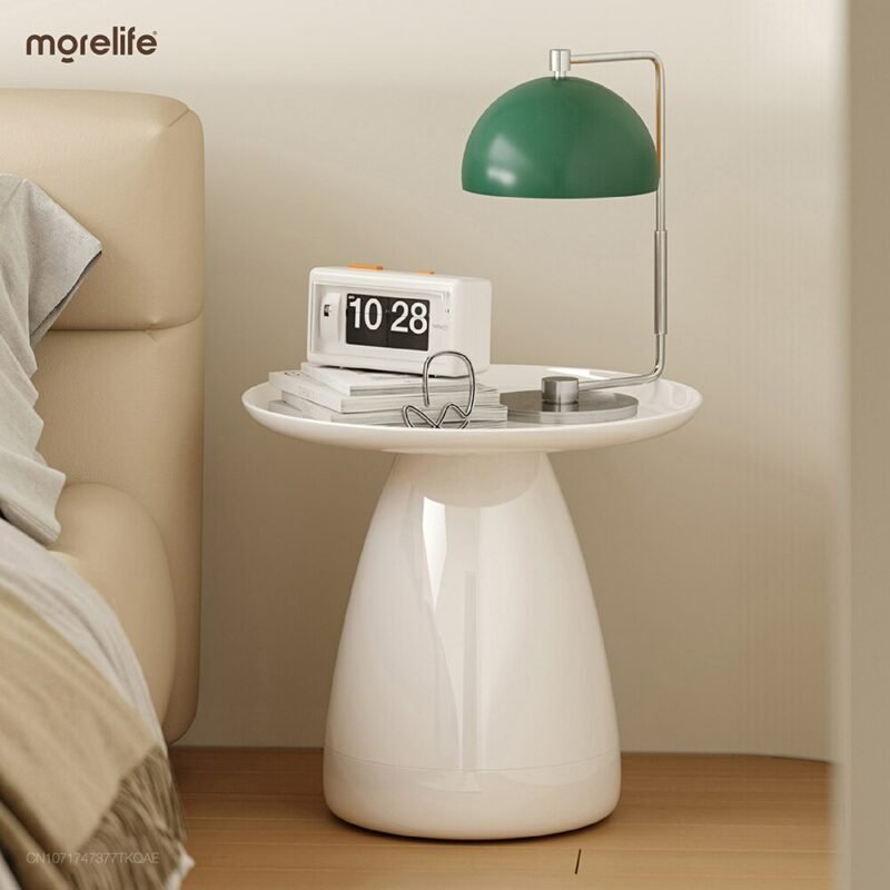Nordic tea table side table Coffee table bedside table modern living room small round table Home living room sofa side table 2