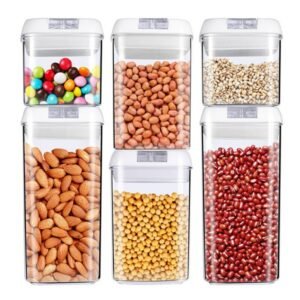 Airtight Food Storage Containers Kitchen Organizer Cereal Box Large Capacity Air-Tight Food Storage Container Kitchen 2021 New 1