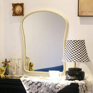 Bedroom Bathroom Decorative Mirror Wall Vanity Desk Decorative Mirror Standing Espejo De Pared Home Decoration Luxury YY50DM 1