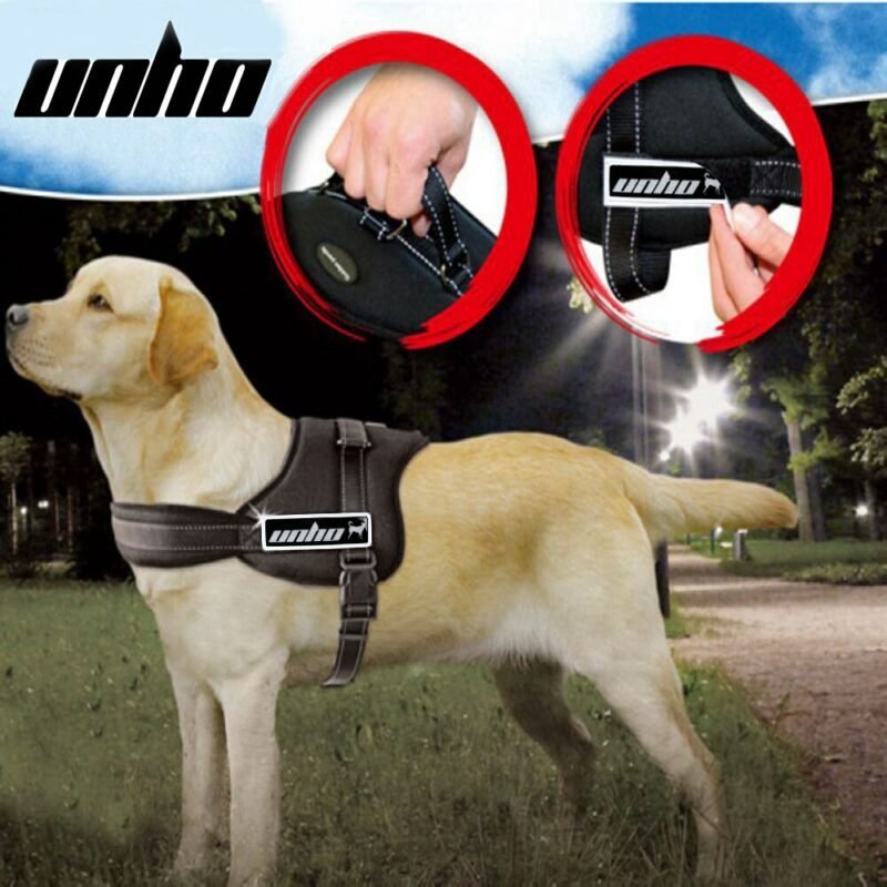 Dog Harness NO PULL Reflective Breathable Adjustable Pet Harness For Small large Dog Harness Vest 3