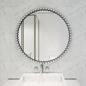 Full Body Decorative Mirror Aesthetic Wall Large Shower Decorative Mirror Round Spiegel Wand Home Decoration Luxury YY50DM 1