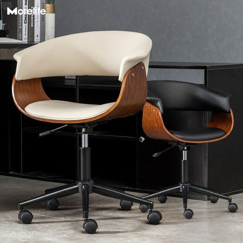Simple Office Chairs Home Computer Chair Comfortable Leisure Armchair Creative Backrest game Chair Lift Swivel Computer Chair 3