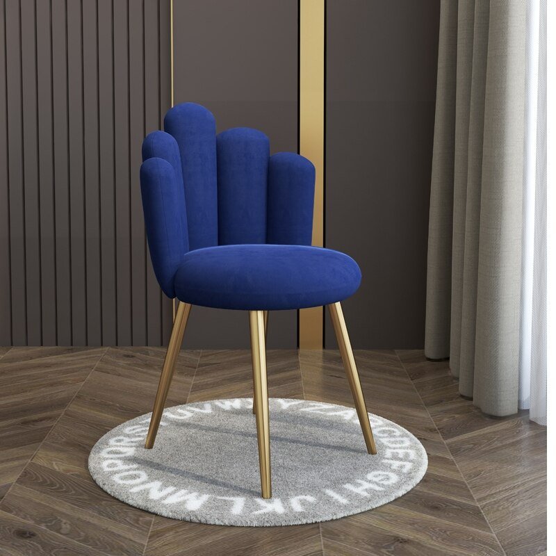 Lounge Office Dining Chairs Design Bedroom Gaming Metal Cafe Luxury Room Dining Chairs Salon Styling Sillas Home Furniture 4